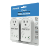 Imagen de REGLETA PACK 2 PROTECTOR TENSION 1200J/1680W, 6 SALIDAS, 2 USB 120V/240V