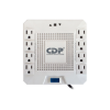 Imagen de REGULADOR CDP AVR1808- 1800VA - 1000W - 8 TOMAS - NEMA-15R - 120