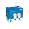 Imagen de KIT 2 BOMBILLA INTELIGENTE TP-LINK TAPO SMART WIFI - LIGHT - MULTICOLOR - 1055 - CONTROL POR VOZ