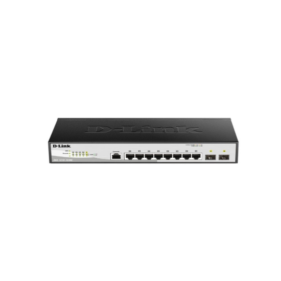 Imagen de SWITCH D-LINK DGS 1210 - 10 PUERTOS - 2 PUERTOS SFP POE - RJ45