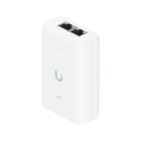 Picture of ADAPTADOR INYECTOR UBIQUITI U-POE+ - 48V - 48W PUERTOS GIGABIT RJ45