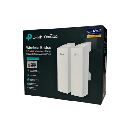 Imagen de ACCESS POINT TP-LINK EAP215 BRIDGE KIT - 5KM ALCANCE - WIFI6 - POE