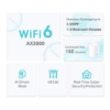 Imagen de ROUTER INALAMBRICO TP-LINK DECO X50 AX3000 - WIFI 6 DOBLE BANDA 
