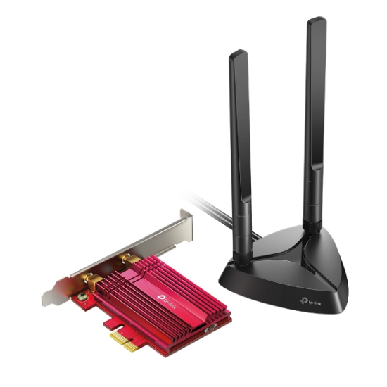 Imagen de TARJETA TP-LINK PCIE X1 AX3000 - WIFI 6 - BLUETOOTH 5.0 - ANTENAS - BASE MAGNETIZADA