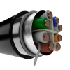 Imagen de ROLLO DE CABLE NEXXT CAT6 UTP - 23AWG - EXTERIOR 305M NEGRO