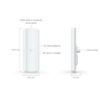Imagen de ACCESS POINT UBIQUIIT UDB PRO SECTOR INALAMBRICO