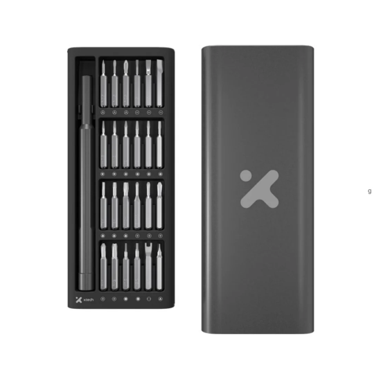 Imagen de KIT DESTORNILLADORES DE ALTA PRECISION XTECH 25 EN 1 - S2 STEEL - XTA-820