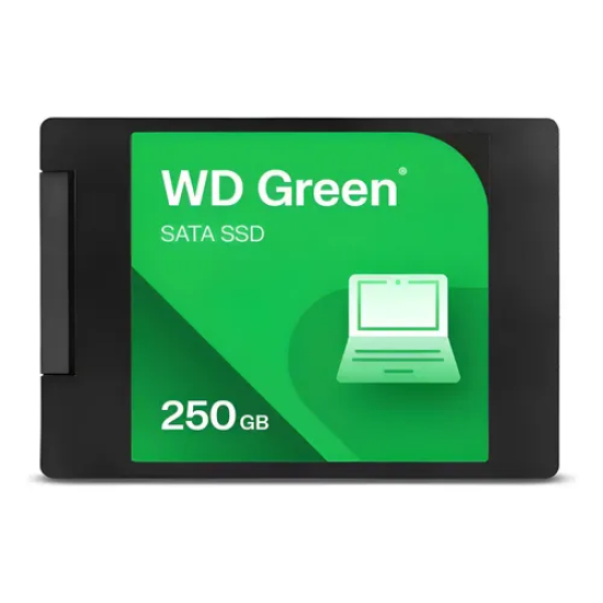 Imagen de UNIDAD DE ESTADO SOLIDO INTERNOWESTERN DIGITAL GREEN SATA SSD 2.5" - 250GB - 545MB/S