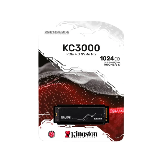 Imagen de UNIDAD DE ESTADO SOLIDO KINGSTON 1TB SSD M.2 2280 PCIE 4.0 - KC3000