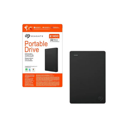 Imagen de DISCO DURO EXTERNO SEAGATE 2TB 2.5" - USB 3.0 - NEGRO - PLUG & PLAY