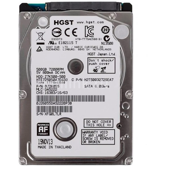 Imagen de DISCO DURO HGST TRAVELSTAR 2TB 3.5" - 7200RPM - SATA 3 - 128MB CACHE