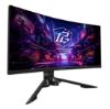 Imagen de MONITOR ASROCK PHANTOM GAMING CURVO 34” VA PG34QRT3A  WQHD 3440x1440 180HZ 1MS – 2 HDMI – 2 DP - 4 USB 