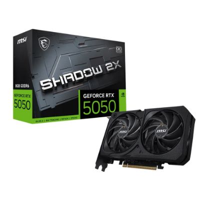 Imagen de TARJETA DE VIDEO MSI GEFORCE RTX 5050 8G SHADOW 2X OC 8GB GDDR6