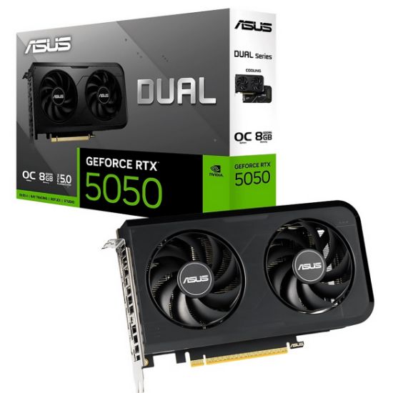 Picture of TARJETA DE VIDEO ASUS DUAL GEFORCE RTX 5050 8GB GDDR6 OC EDITION - 128BIT HDMI - 3 DP