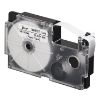 Imagen de CINTA ETIQUETA PARA CASIO XR-9WE BLANCA LETRA NEGRA 9MM 8 METROS