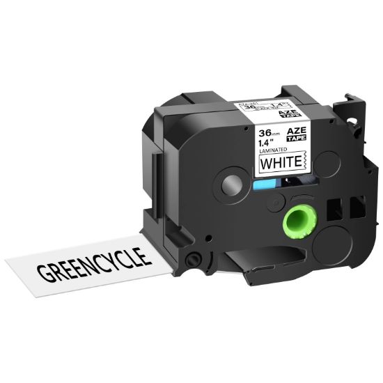 Imagen de CINTA GENERICA LAMINADA BROTHER TZ-261 36MM - 8M NEGRO - BLANCO