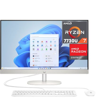 Imagen de TODO EN UNO HP 27 CR0271LA AMD RYZEN 7 7730U 4.8GHZ – 16GB DDR4 - 512GB SSD - 27″FHD – WINDOWS 11 HOME