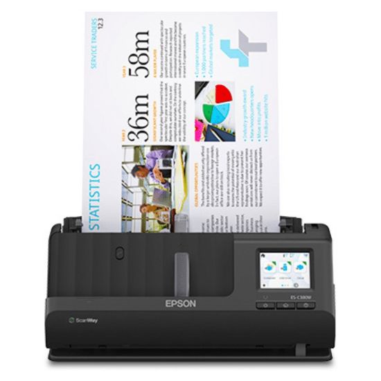 Imagen de ESCÁNER COMPACTO DE DOCUMENTOS CON PANTALLA TÁCTIL WORKFORCE ES-C380W USB - WIFI 