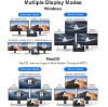 Imagen de HUB 14 EN 1 PARA APPLE USB C ABIWAZY USB 3.0 - HDMI - DP - RJ45 - 3.5MM