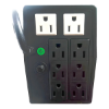 Imagen de UPS INTERACTIVO FORZA BT-1001 - 1000V 600W - 8 TOMAS REGULADOR